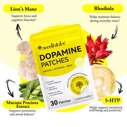 Dopamine Patches — Mood, Focus & Motivation | 30-Day Supply